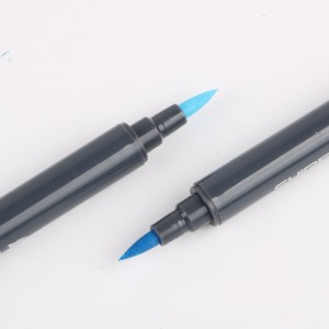 Custom Multicolour Doublehead Water Color Brush Marker Pen For Sketching
