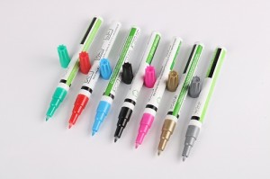 Paint marker pen tire paint pen 12 colors acrylic paint markers pen for car