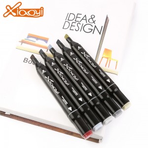 Logo Printed DIY Multicolor Art Marker Pen for Professional Interior Design