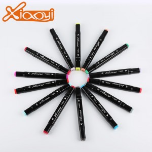 1mm/7mm Colorful School/Office Medium And Art alcoholic Twin Marker Pen