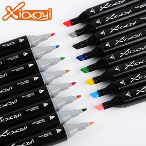 School Office Permanent Marker Pen With Double Ended