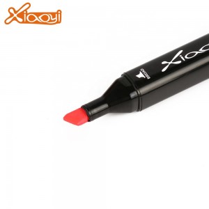 Colorful red series art marker pen